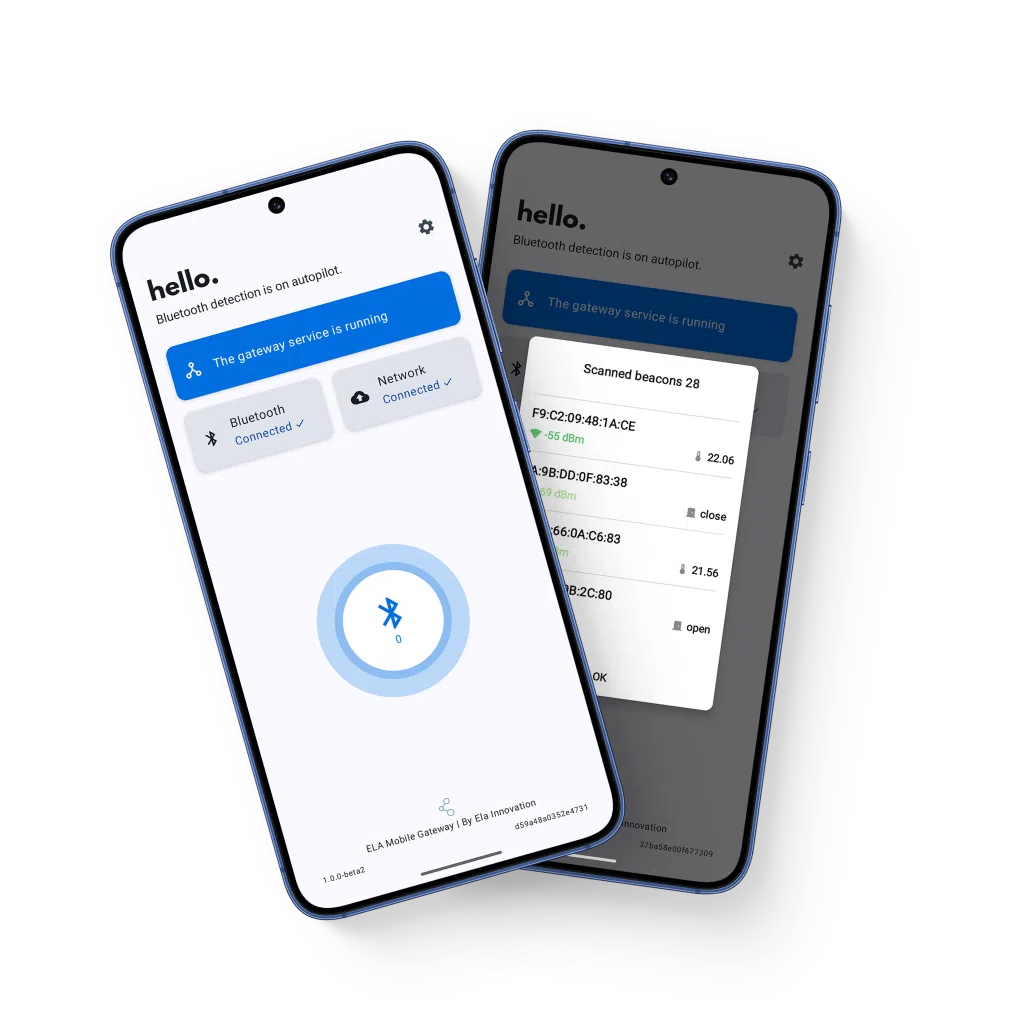 Ela Android app for Bluecold