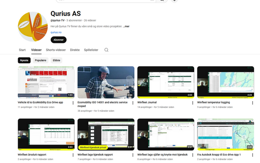 Qurius.tv vår egen kanal til deg