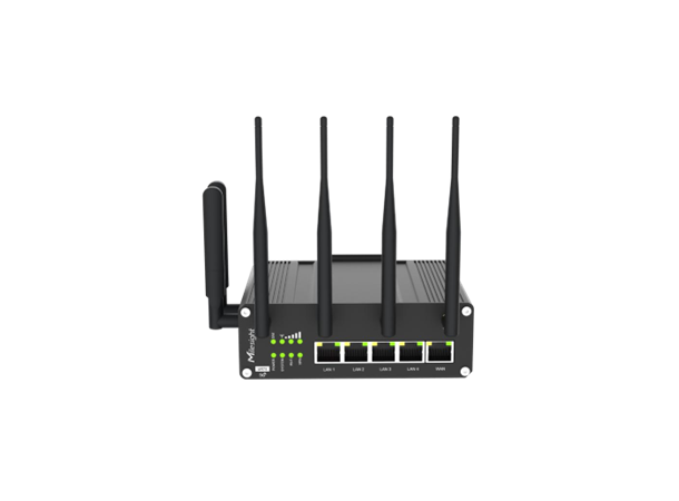 Milesight UR75 - 5G/4G industriruter     med I/O, WiFi-6, 4 x PoE Ethernet